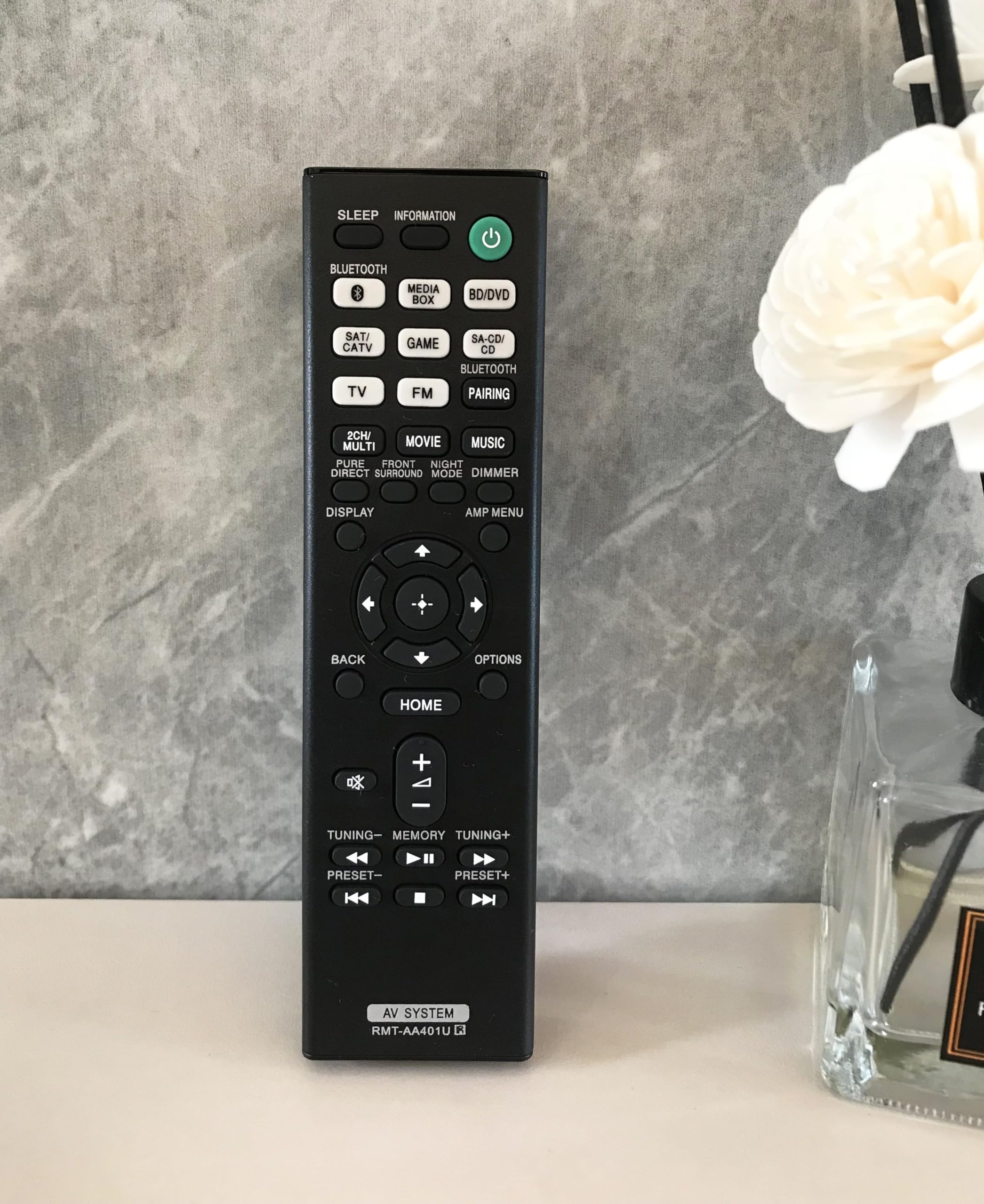Original Sony STR-DH590/STRDH590/STR-DH790 AV Receiver Replacement Remote Control - Compatible with Home Theater & Audio Systems - Perfect for Movie Nights & Music Listening
