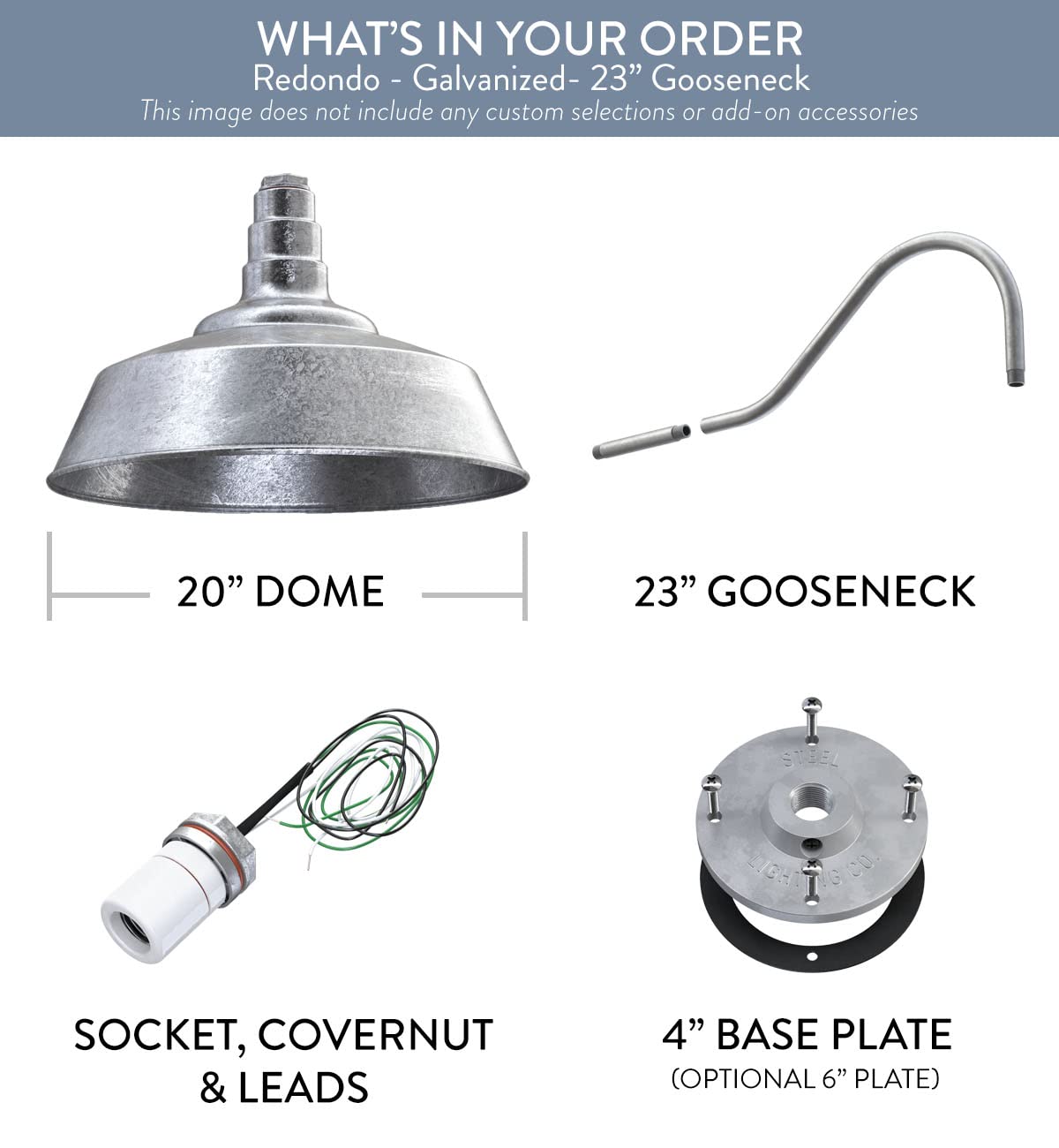 Steel Lighting Co. Redondo Barn Light - 20