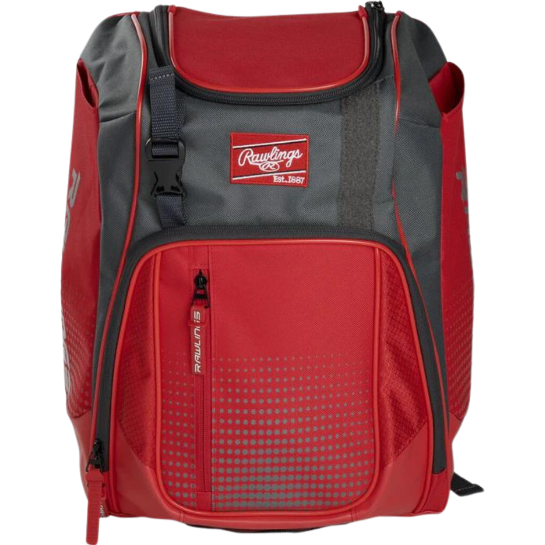 Rawlings Franchise Backpack - Durable Baseball Backpack for Players & Coaches - Perfect for Sports Gear, School & Travel