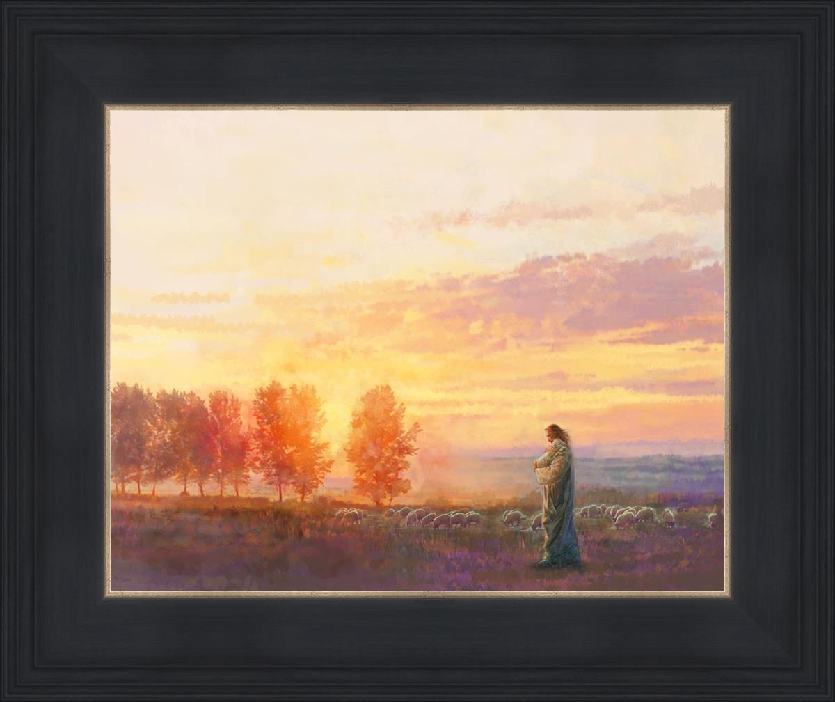 Eventide By Yongsung Kim - Premium Christian Wall Art for Home & Church Decor | Inspirational Bible Verse Canvas Painting | Perfect for Living Room, Bedroom & Worship Spaces