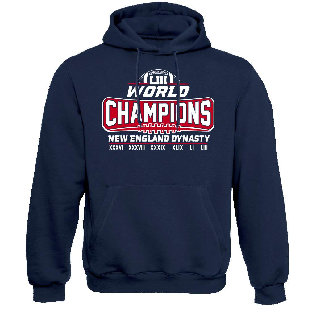 New England Dynasty World Champions Men's Football Jersey - Official NFL Fan Apparel for Game Day & Tailgating