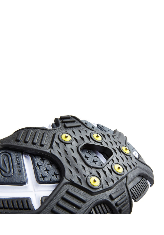Icetrax V3 Tungsten Ice Cleats with Adjustable Velcro Straps - Secure Traction for Hiking, Running & Winter Walking on Ice & Snow