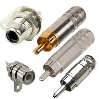 Switchcraft H101X Connector (5-Pack) - High-Quality Audio & Instrument Cable Connectors for Professional Musicians & Studio Equipment