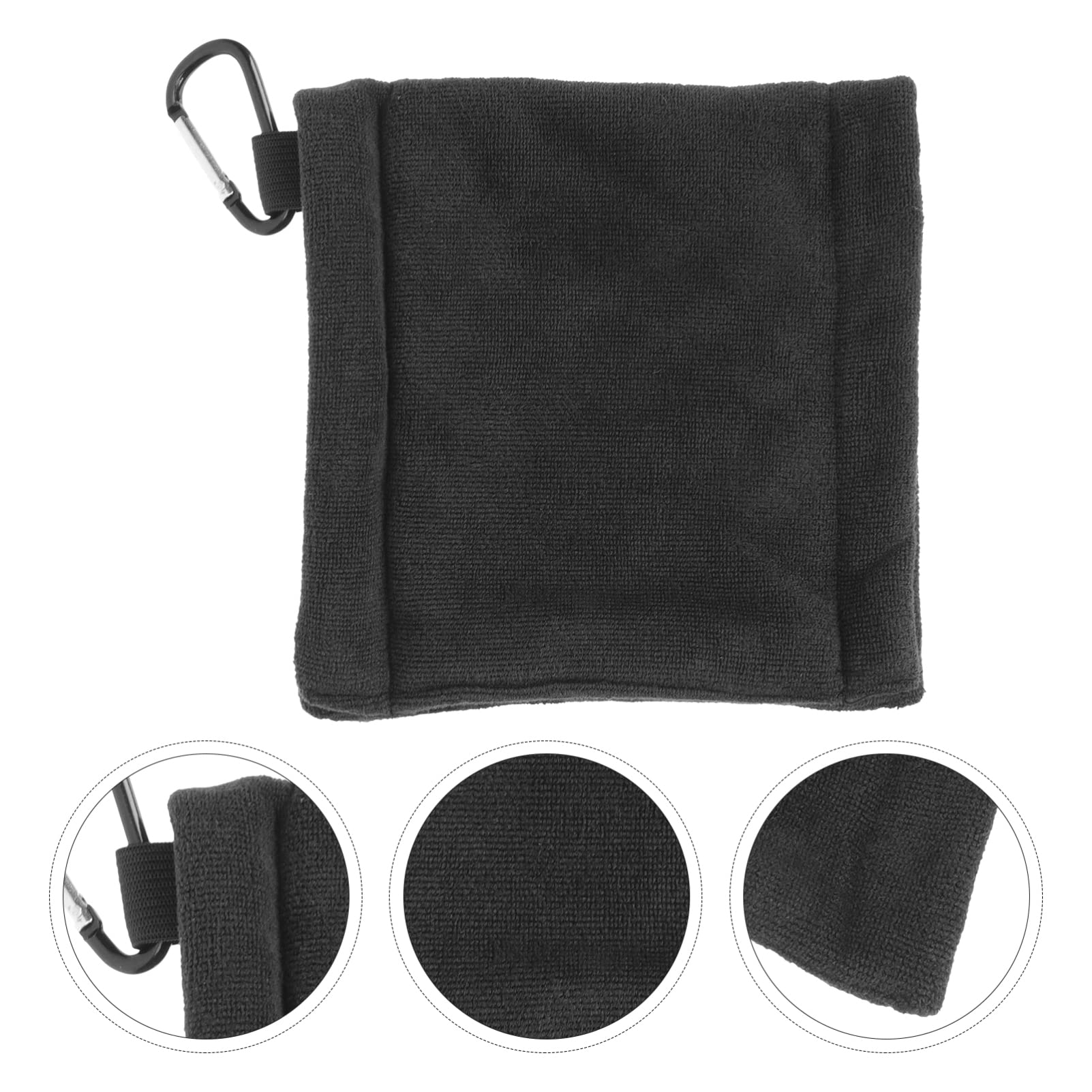 Premium Golf Towel with Clip - Portable Golf Ball Cleaner & Multipurpose Wiping Towel for Golf Clubs & Balls | Perfect for Driving Range, Course & Practice Sessions