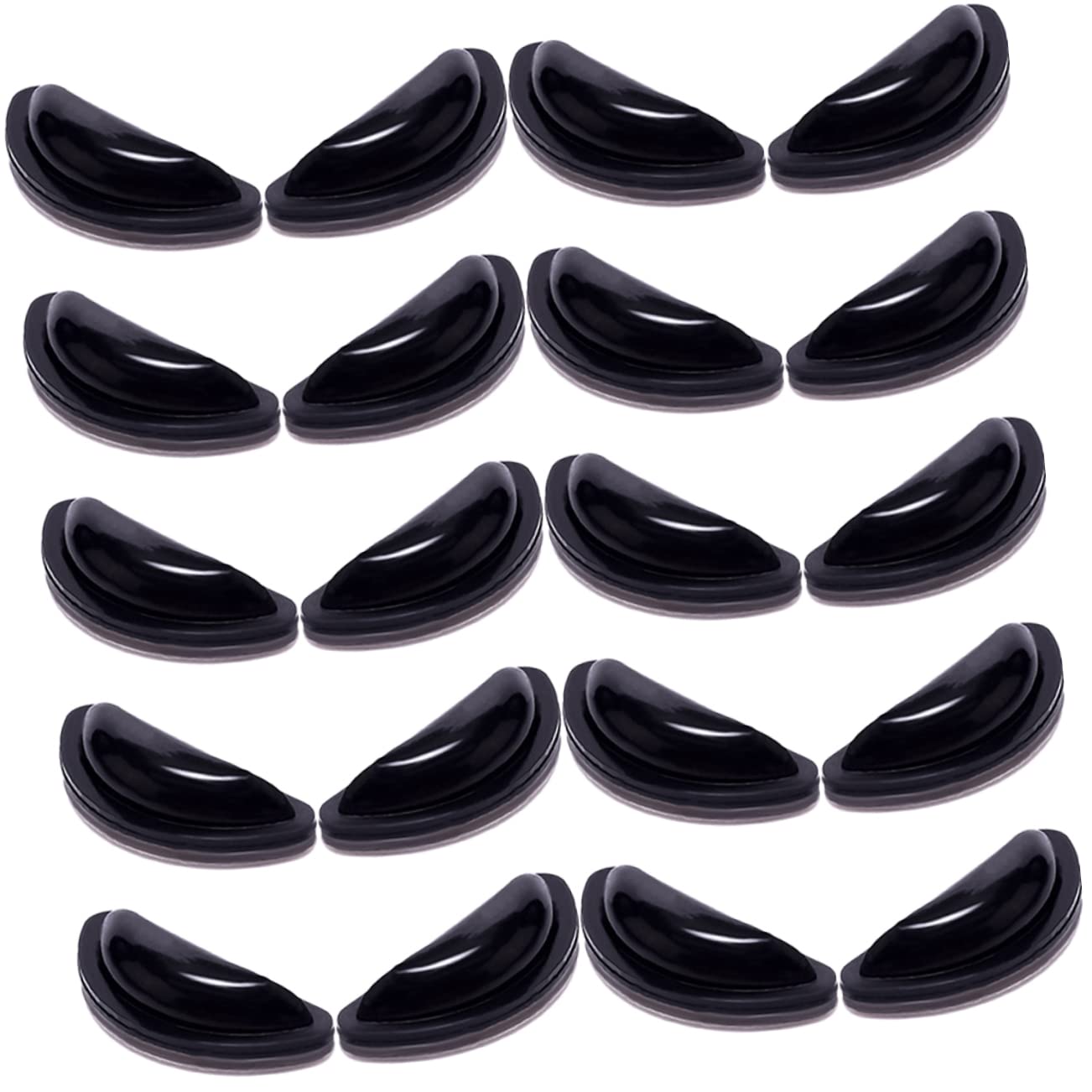 40 Pairs Silicone Nose Pads for Glasses - Soft Anti-Slip Eyewear Nose Cushions Replacement Accessories - Perfect for Reading, Computer Use and Daily Wear