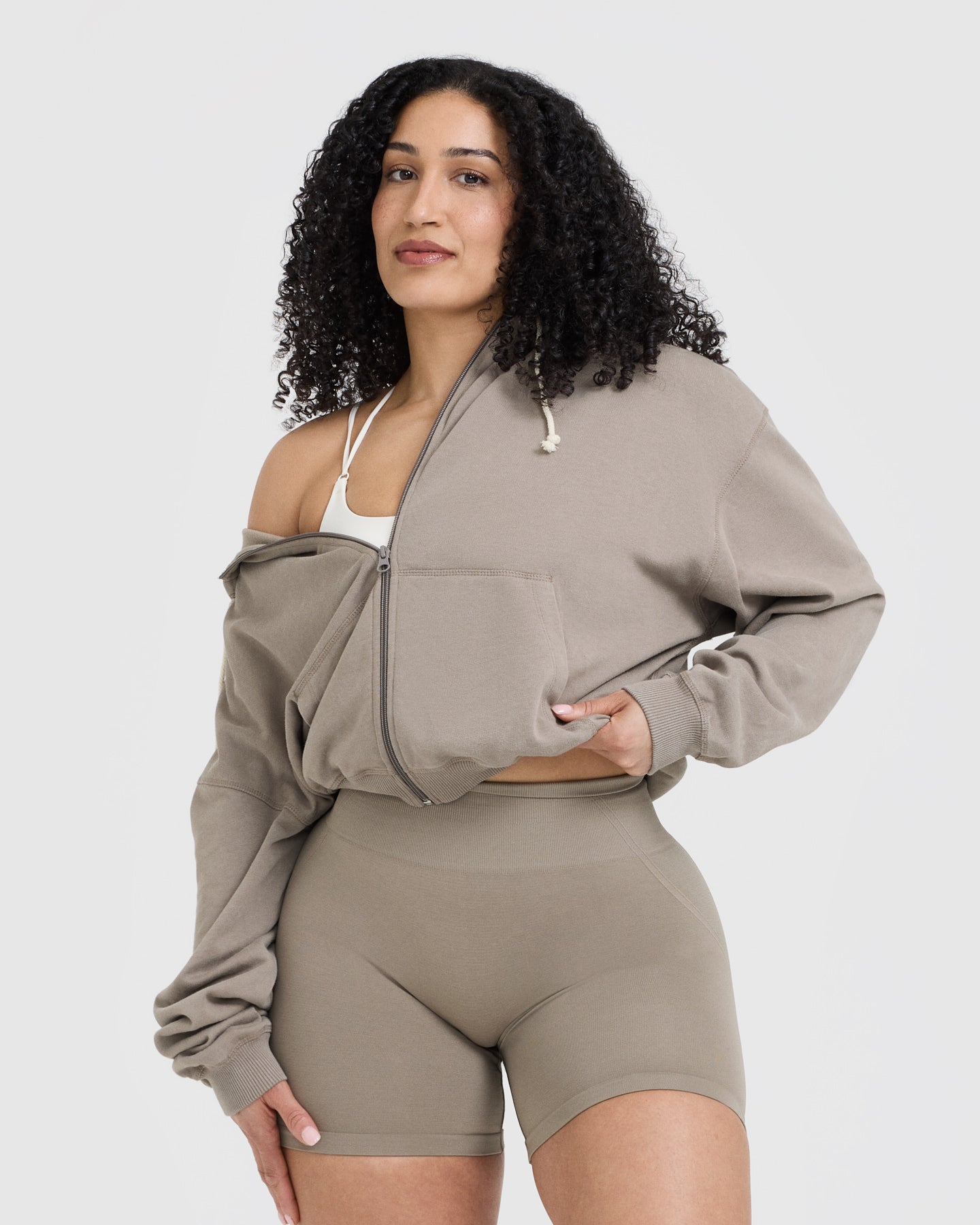 Raw Lounge Oversized Zip Hoodie for Women & Men | Soft Minky Fleece | Cozy Winter Wear for Home, Travel & Outdoor Activities