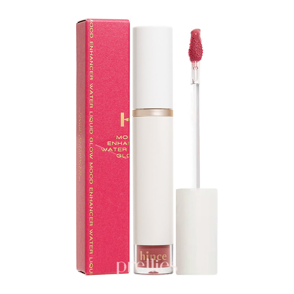 Hince Mood Enhancer Water Liquid Glow 4ml - Hydrating Illuminating Face Highlighter (#W001) for Daily Makeup & Special Occasions