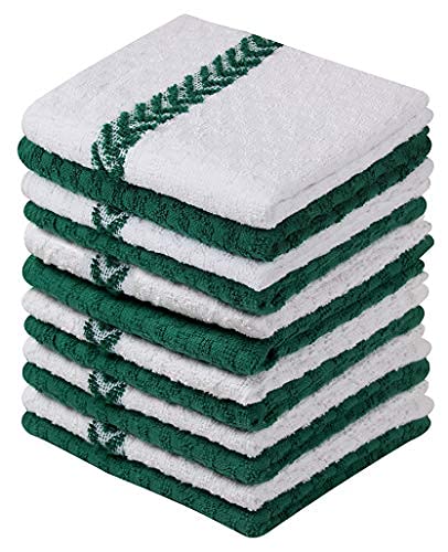 Premium 100% Ring Spun Cotton Kitchen Towels - Super Soft & Absorbent Dish Towels, Tea Towels & Bar Towels (15