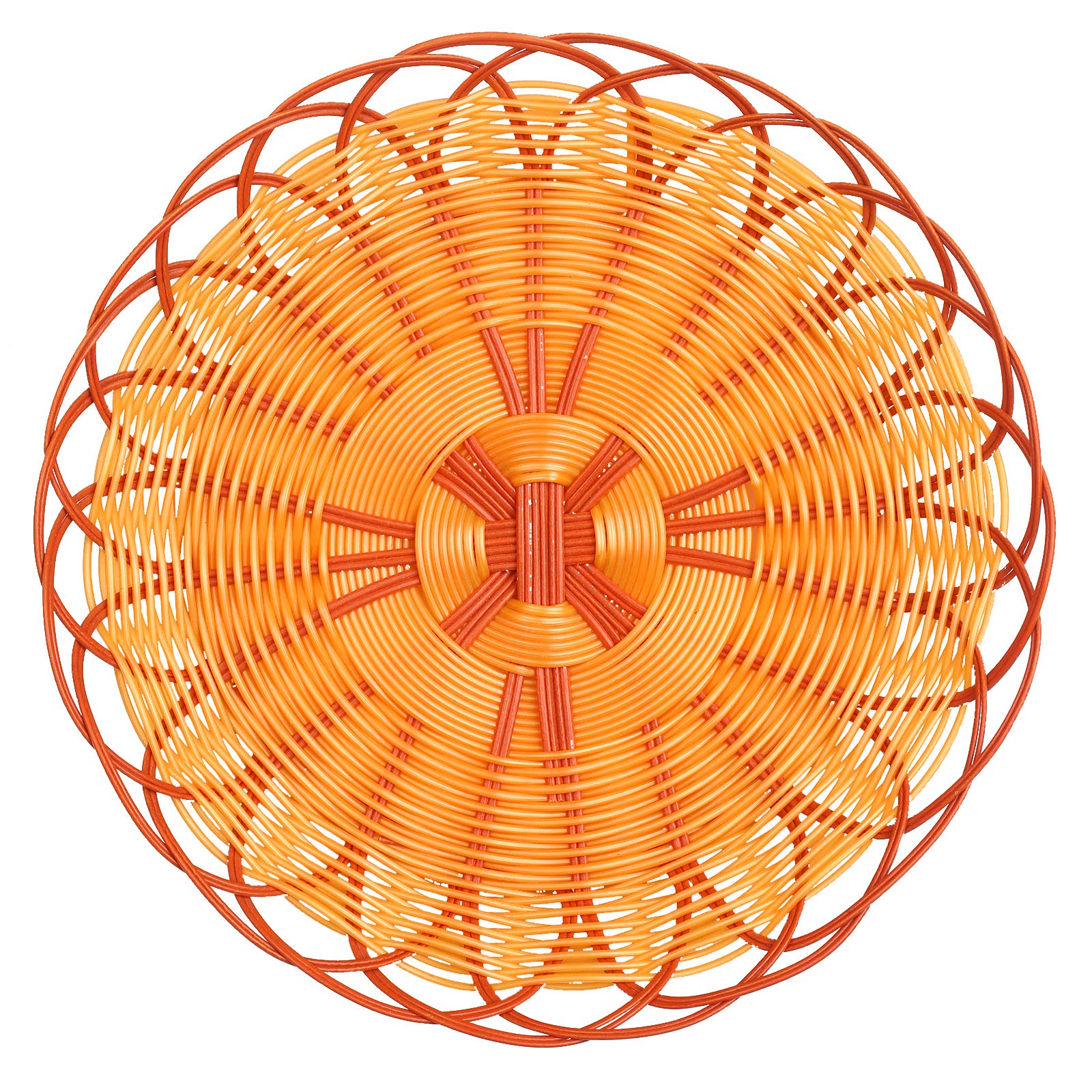 20cm Round Woven Bread Basket - Reusable for Kitchen, Picnics & Dining