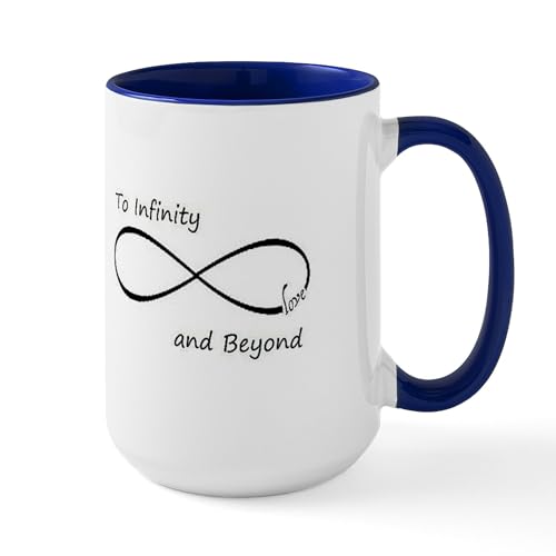 White/Navy Inside - Infinity Symbol Mug