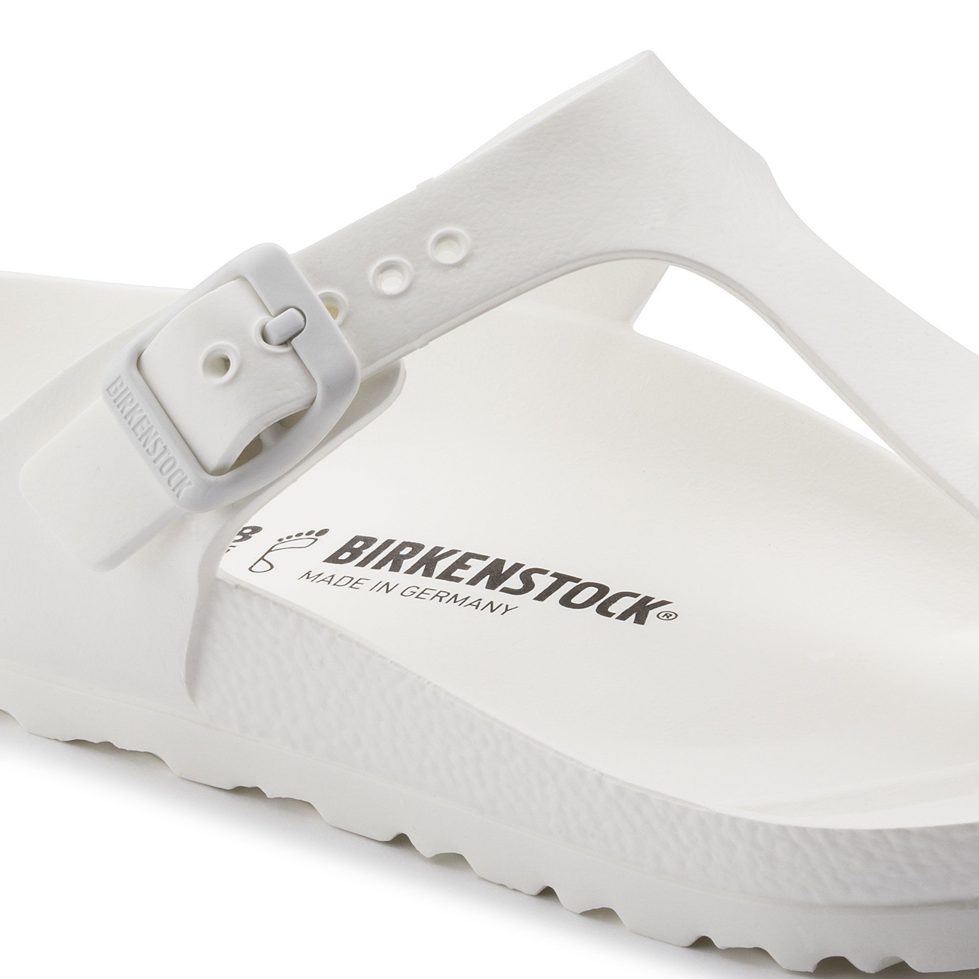 Birkenstock Gizeh Essentials White EVA Sandals - Comfortable & Lightweight for Women | Perfect for Beach, Pool, and Summer Outfits