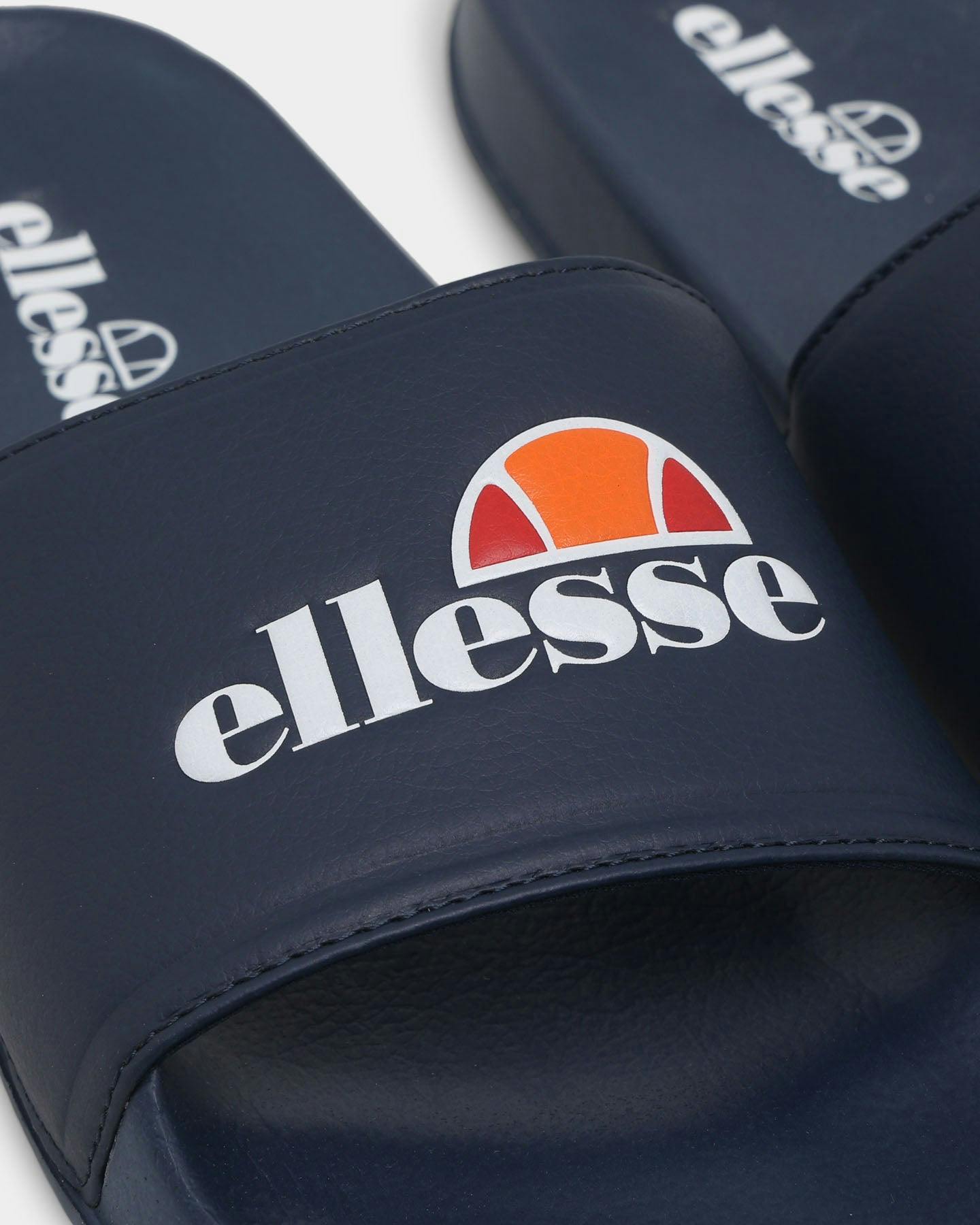 Ellesse Men's Filippo Navy Slides - Comfortable Summer Sandals for Beach, Pool & Casual Wear
