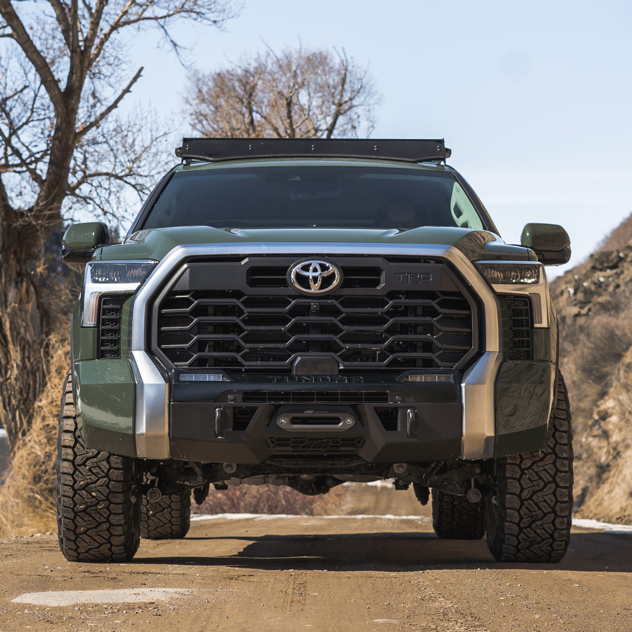 2022-2025 Toyota Tundra CBI Off-Road Covert Series Front Bumper - Heavy Duty Steel Construction for Off-Roading & Truck Protection | Perfect for Trail Riding, Overlanding & Adventure Vehicles