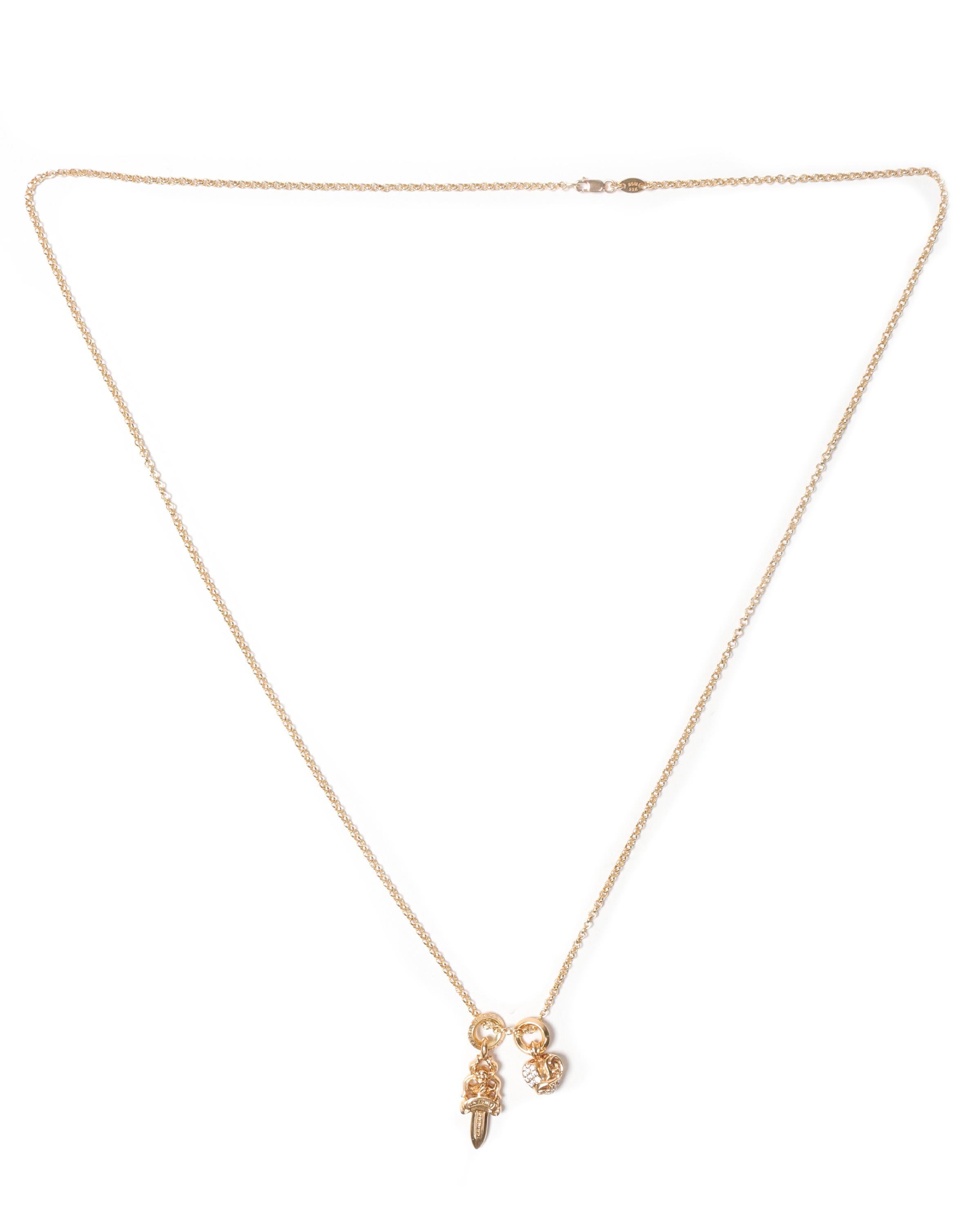 22K Gold Diamond Pendant Necklace for Women - Elegant Jewelry Gift for Birthday, Anniversary & Special Occasions