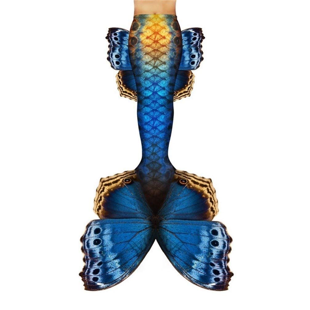Custom Mermaid Tail Swimsuit with Monofin for Women - Swimable Mermaid Costume for Adults, Beach Cosplay & Pool Party - Perfect Gift for Girls (Style H) - Great for Underwater Photography, Themed Parties & Ocean Adventures