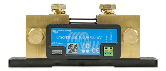 Victron Energy SmartShunt 500A/50mV Battery Monitor with Bluetooth - Accurate Battery Management for RVs, Boats, Solar Systems & Off-Grid Power