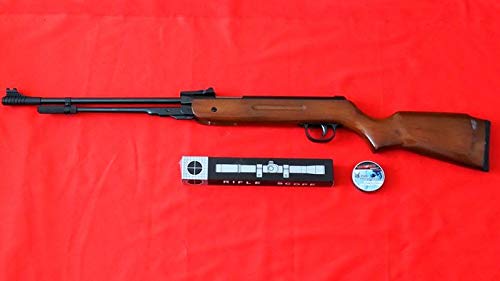Precision Air Pellet Rifle Gun with Scope - 5.5mm & .22 Caliber for Hunting, Target Shooting & Pest Control | High-Powered Air Gun for Small Game Hunting & Backyard Target Practice