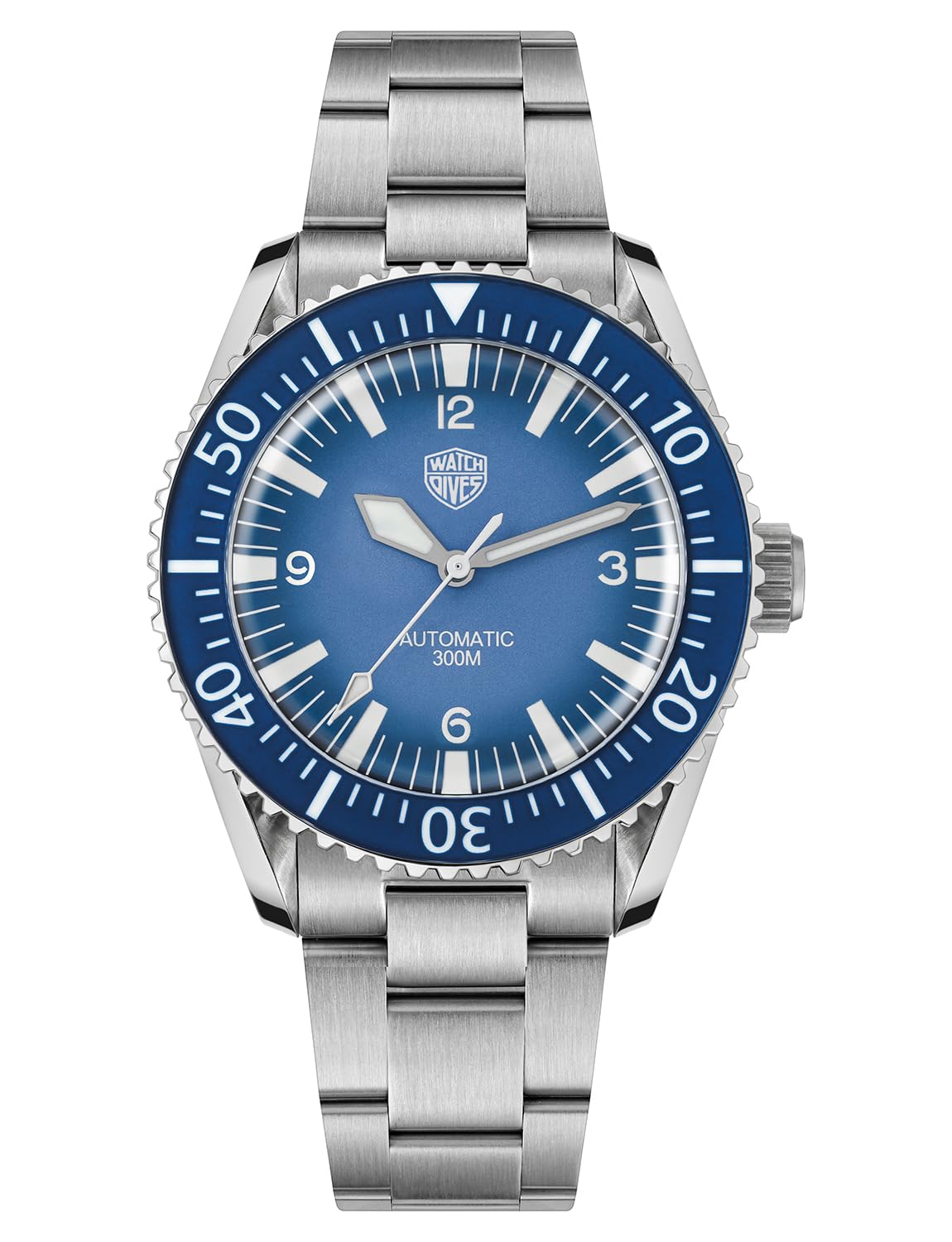 **WD1967 Sharkmaster 300 Automatic Dive Watch for Men - NH35 Movement, Domed Sapphire Crystal, 300M Water Resistant - Perfect for Scuba Diving, Snorkeling & Outdoor Adventures**