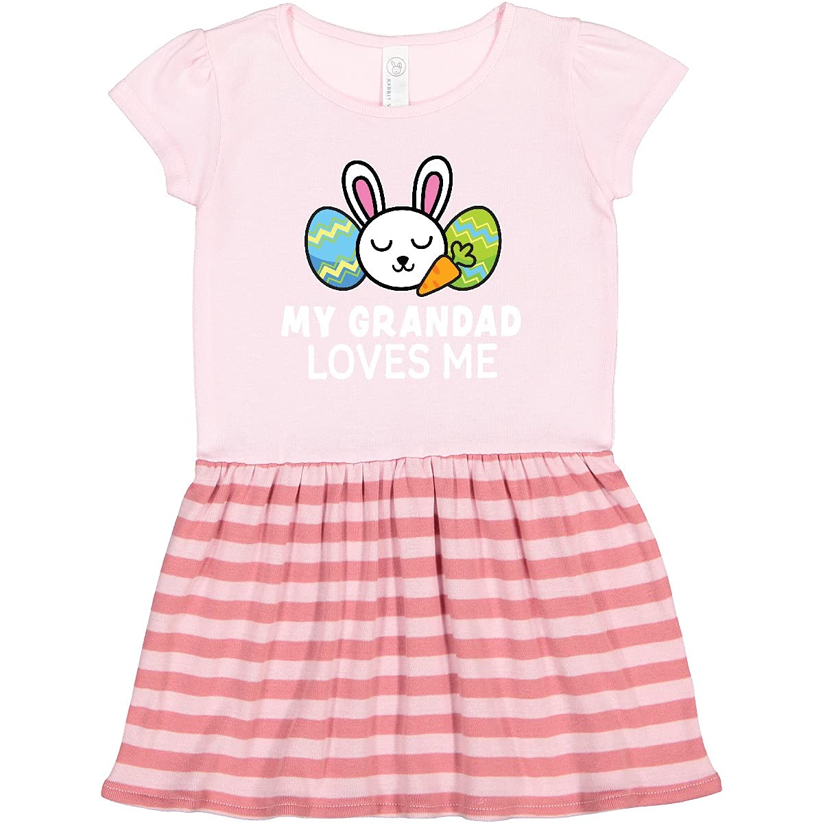 My Grandad Loves Me Bunny Easter Dress for Toddlers - Easter Outfit