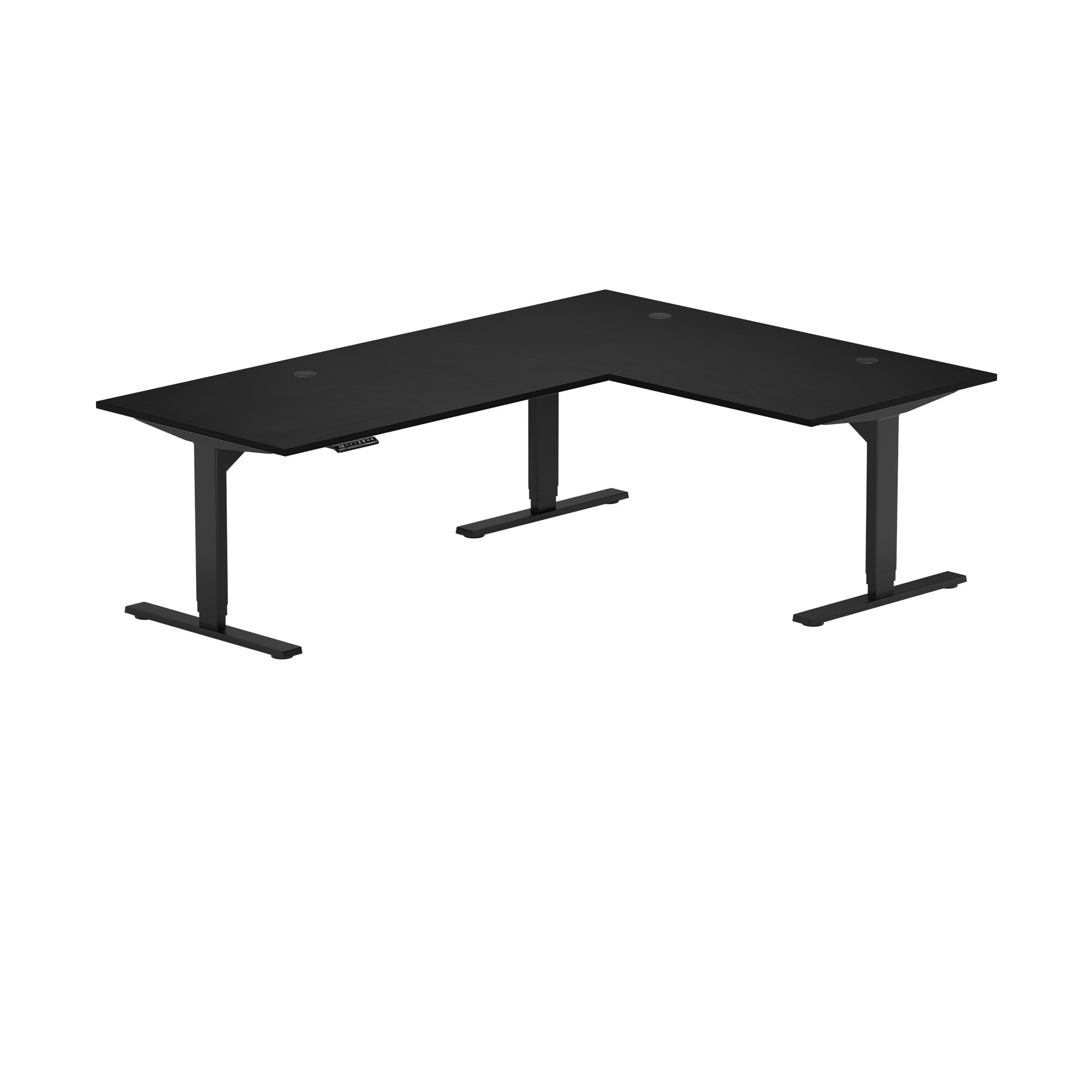 Electric Height Adjustable L-Shaped Standing Desk 78