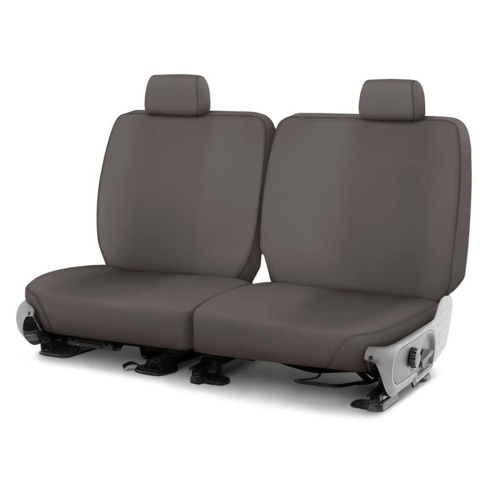 Covercraft Polycotton Custom Seat Covers for Cars & Trucks - Premium Grey Seat Protectors | Perfect for Daily Commute, Road Trips & Pet Protection