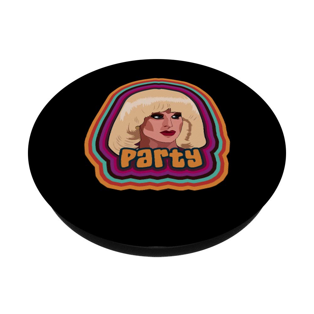Funny Drag Queen PopSockets Swappable PopGrip - Perfect for Parties, Pride Events & Phone Customization