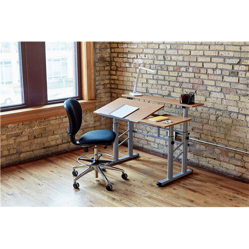 Safco Metro Extended Height Black Office Chair 3442 - Adjustable Ergonomic Desk Chair for Home & Office Workspace