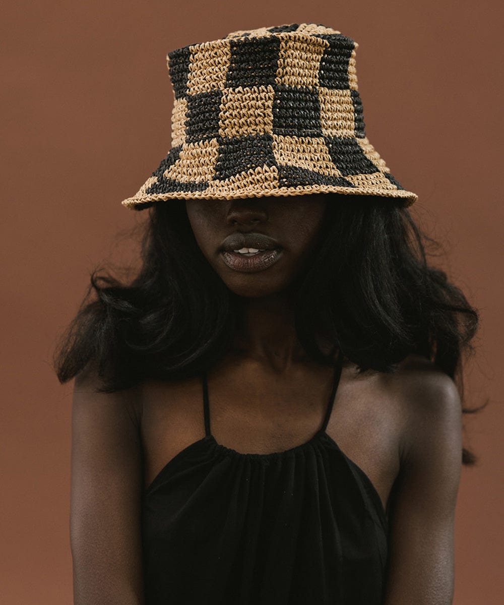 Crochet Packable Bucket Hat for Women - Breathable Summer Sun Hat with Wide Brim - Perfect for Beach, Travel, and Outdoor Activities