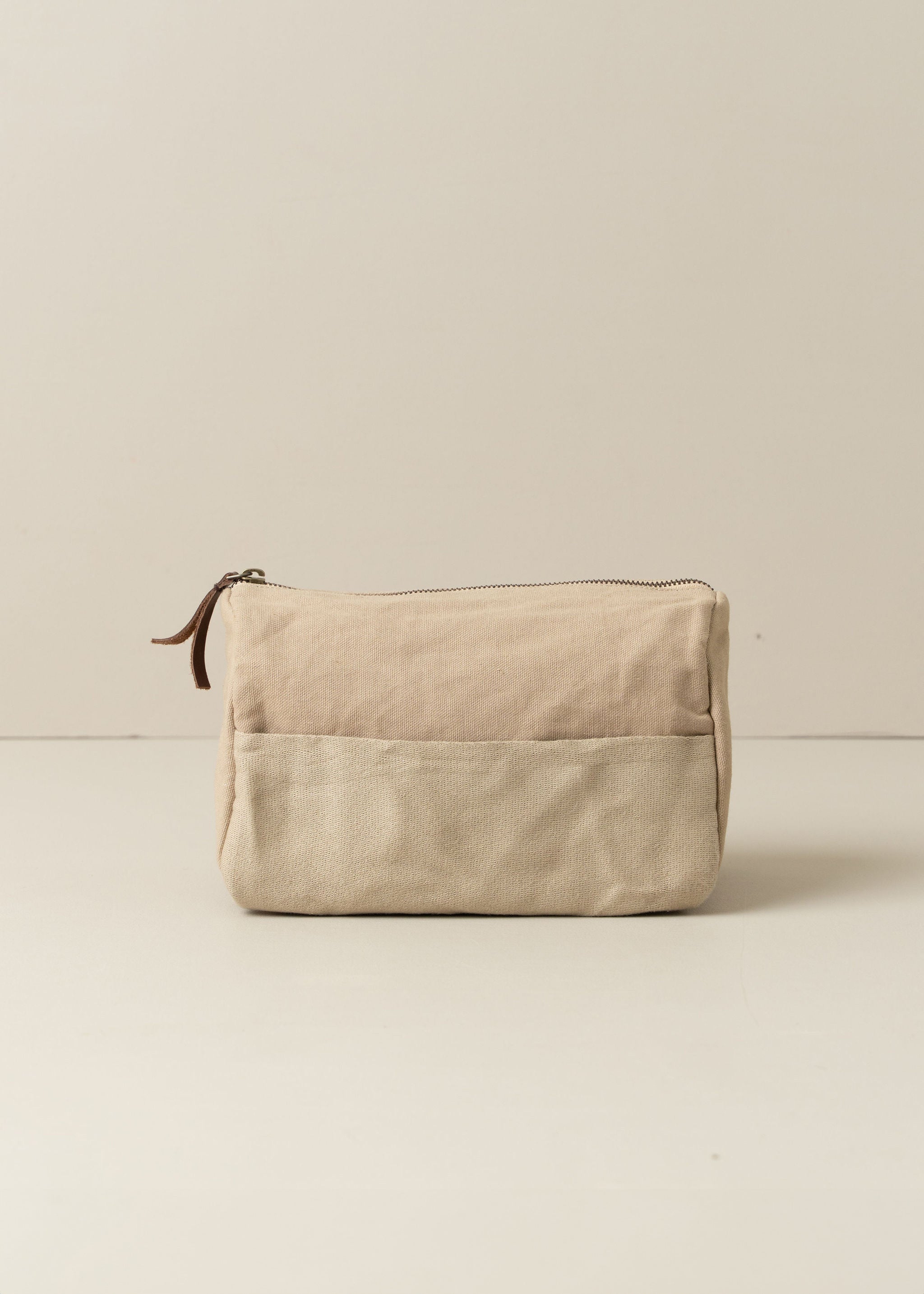 Journey Toiletry Canvas Bag - Waterproof Clay-Colored Travel Cosmetic Organizer for Women & Men | Perfect for Camping, Gym, and Weekend Getaways