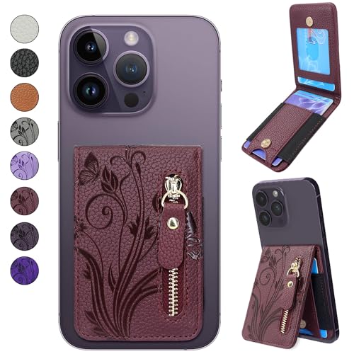 Floral Wine Red