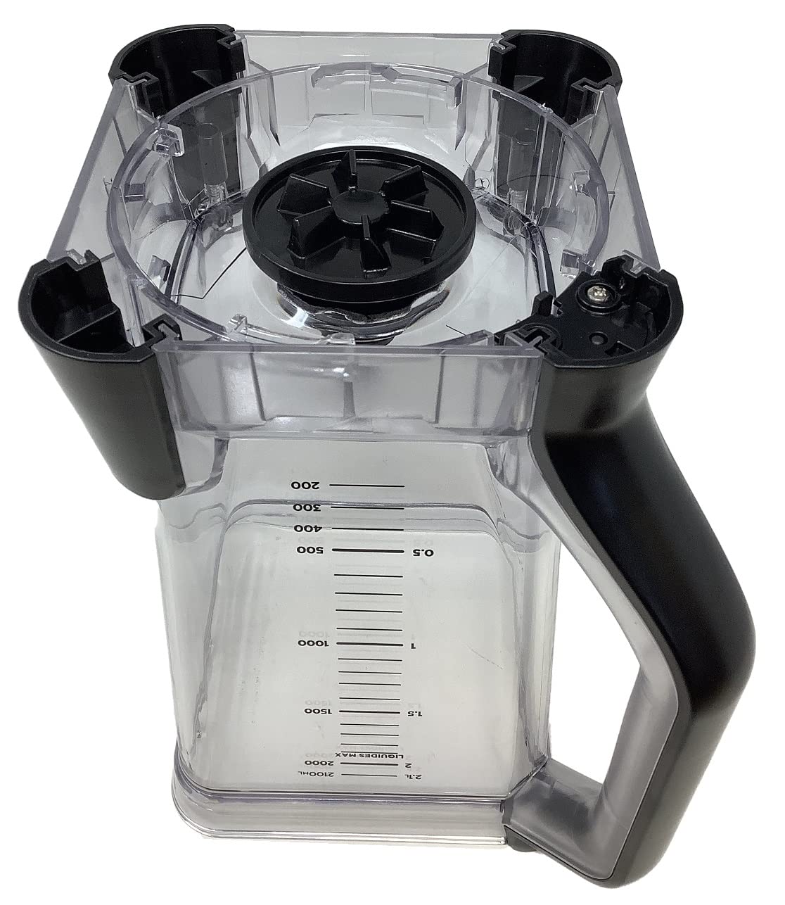 Ninja CT650 Smart Screen Blender Compatible 72 oz Pitcher (9 Cups) - Clear & Black - Perfect for Smoothies, Shakes, and Meal Prep