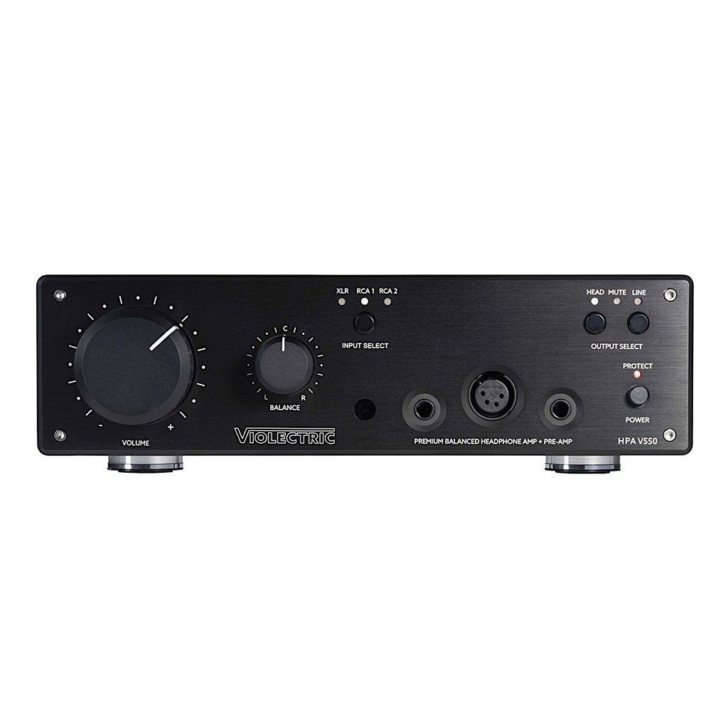 Violectric V550 High-End Desktop Headphone Amplifier - Premium Audio for Audiophiles, Studio & Home Listening