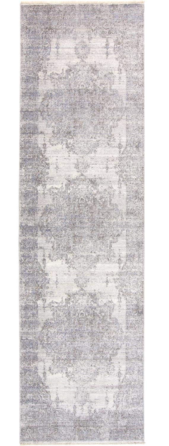 Feizy Rugs - Cecily Collection Transitional Medallion Area Rug in Gray, 2'3