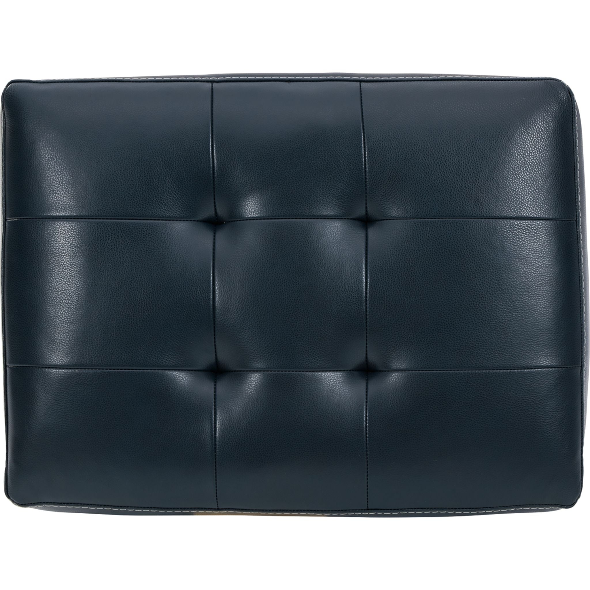 Altonbury Blue Storage Ottoman with Tufted Top - Extra Seating & Stylish Home Decor for Living Room, Bedroom, or Nursery