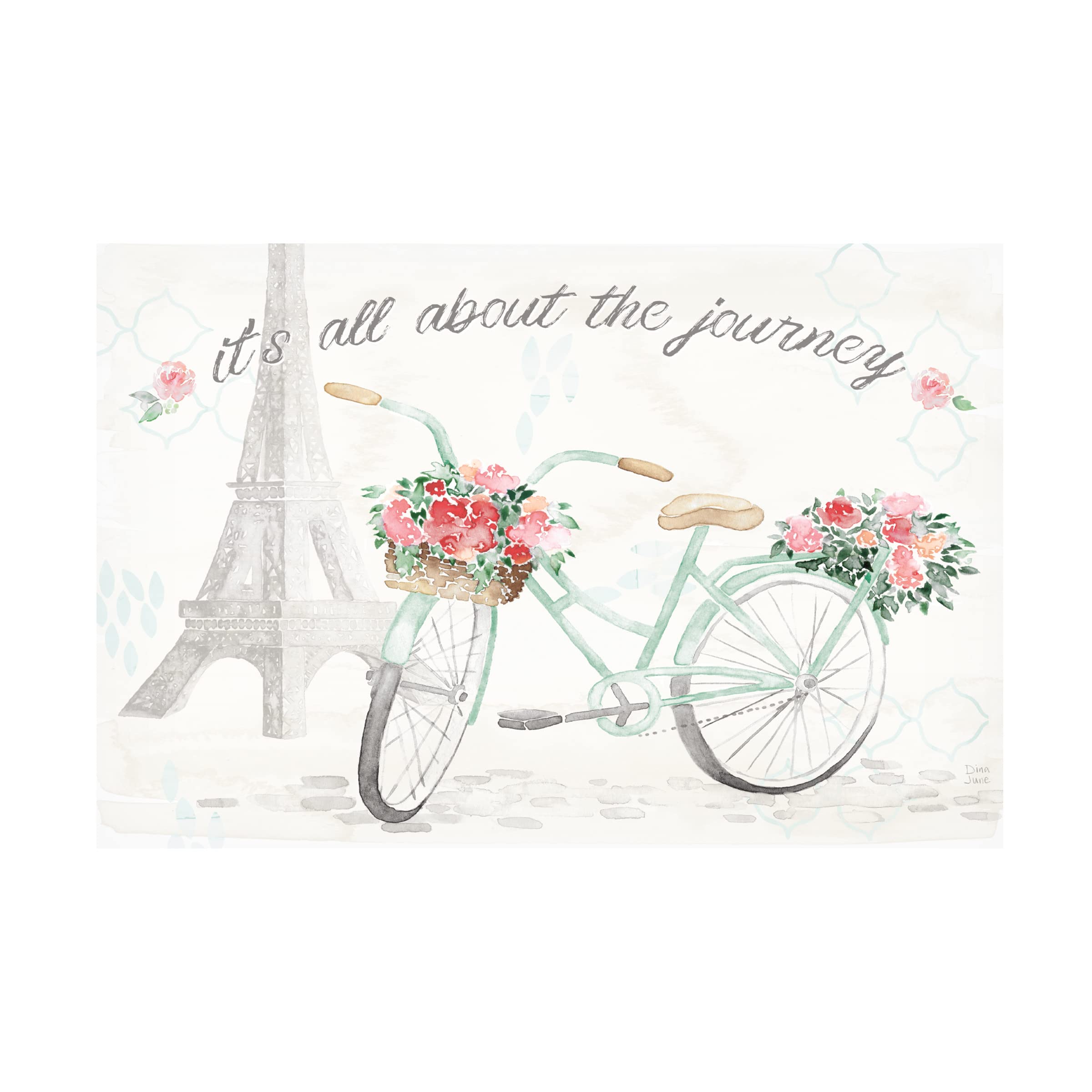 Boho Ride I Canvas Art Print by Dina June - 16x24 Inches Bohemian Wall Decor for Living Room, Bedroom & Office - Trademark Fine Art Collection