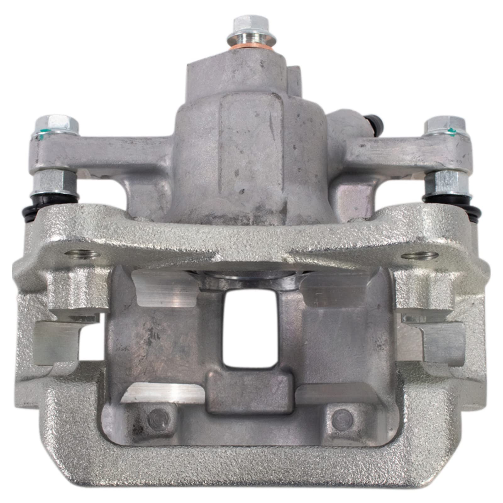 TRQ Rear Ceramic Brake Pads with Performance Rotors & Caliper Kit - Compatible with Toyota Camry, Corolla, RAV4 | High-Temperature Resistance, Low Noise | Perfect for City Driving, Highway Commuting & Performance Upgrades