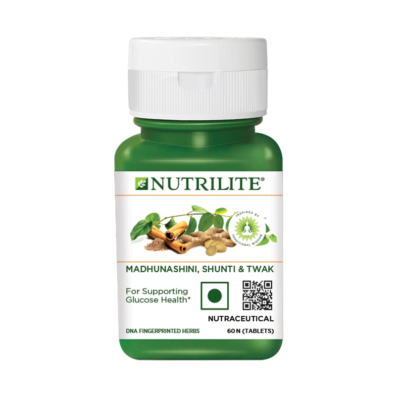 Amway Madhunashini Shunti and Twak Tablets - Herbal Supplement for Blood Sugar Support & Wellness | Ideal for Daily Health Management & Ayurvedic Care