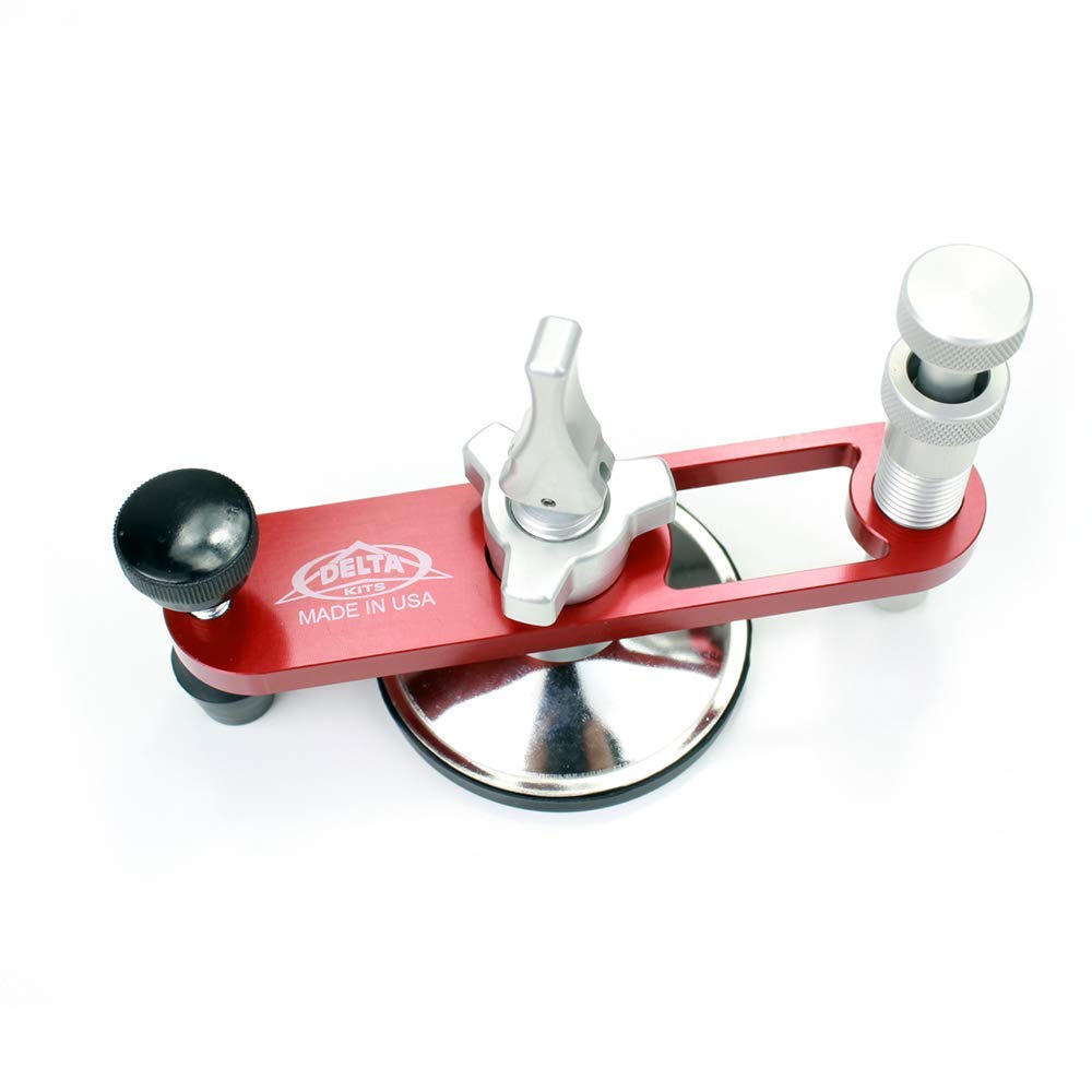 Delta Kits Professional Windshield Repair Bridge & Injector Set - Auto Glass Rock Chip Repair Kit for Cars, Trucks & SUVs - Perfect for DIY Windshield Crack Fixing at Home or On the Road