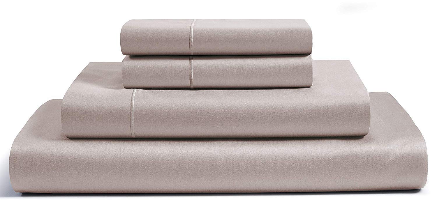 Premium 4-Piece 100% Egyptian Cotton Bed Sheet Set - Extra Deep Pocket (18