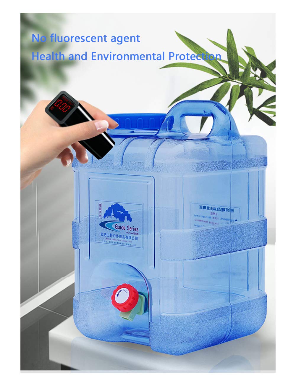 20L Portable Folding Water Container - Insulated Camping Fridge Water Carrier for Outdoor Adventures, Hiking, Picnics & RV Trips