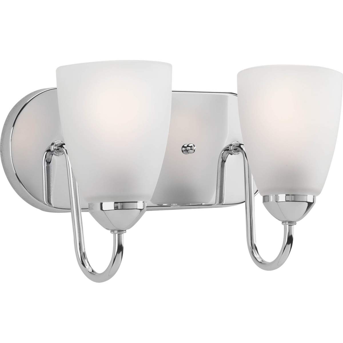 Progress Lighting P2707-15 Gather 15-Light Bathroom Vanity Light Fixture in Polished Chrome - Perfect for Modern Bathrooms, Powder Rooms & Dressing Areas