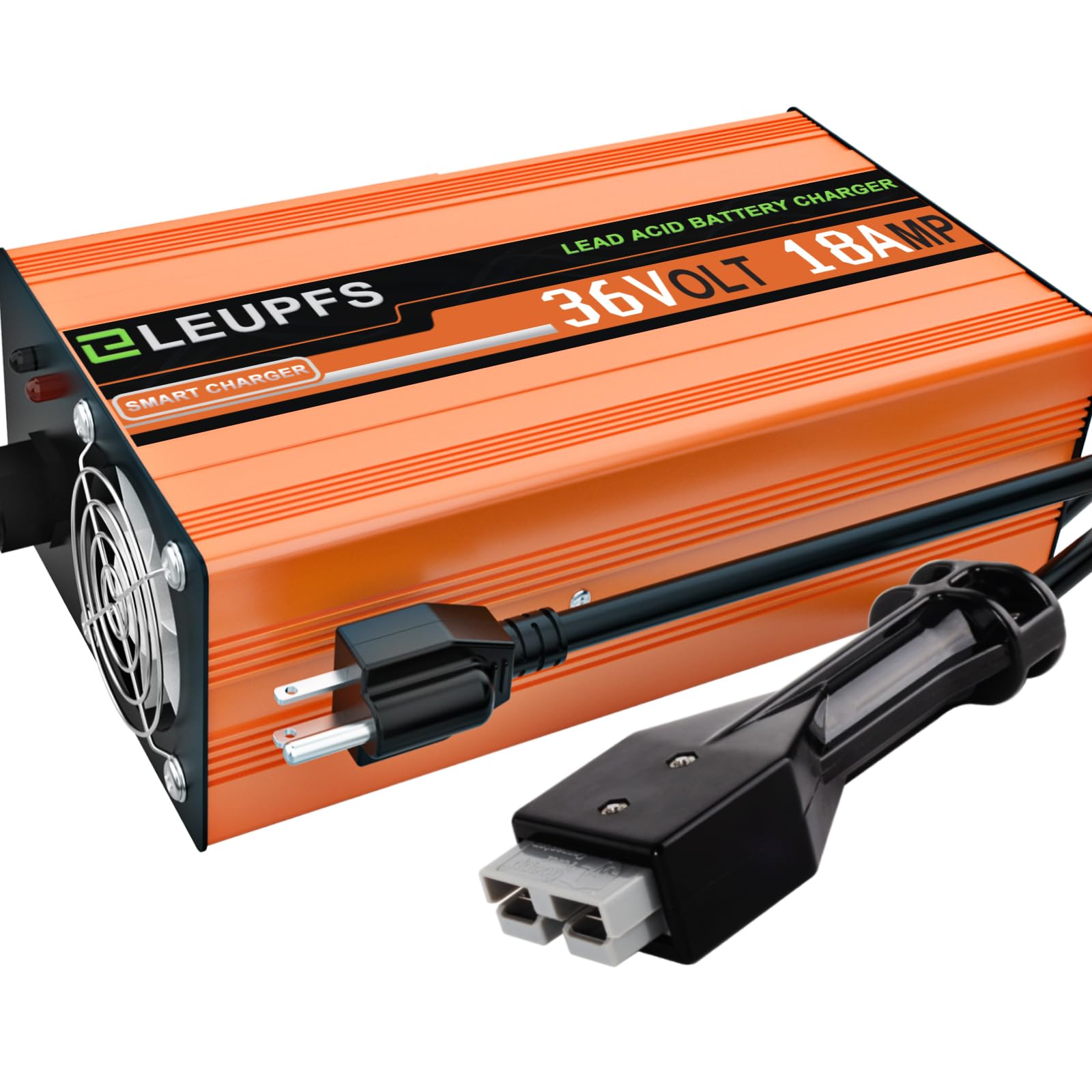 36V Golf Cart Battery Charger 18 Amp for EZGO Marathon SB-50 | Trickle Charge 4.0 | Fast 4-6H Full Charge | Compatible with Lead Acid, AGM & Gel Batteries | Replacement for EZGO 36V Charger | Perfect for Golf Carts, Utility Vehicles & Outdoor Power Equipment