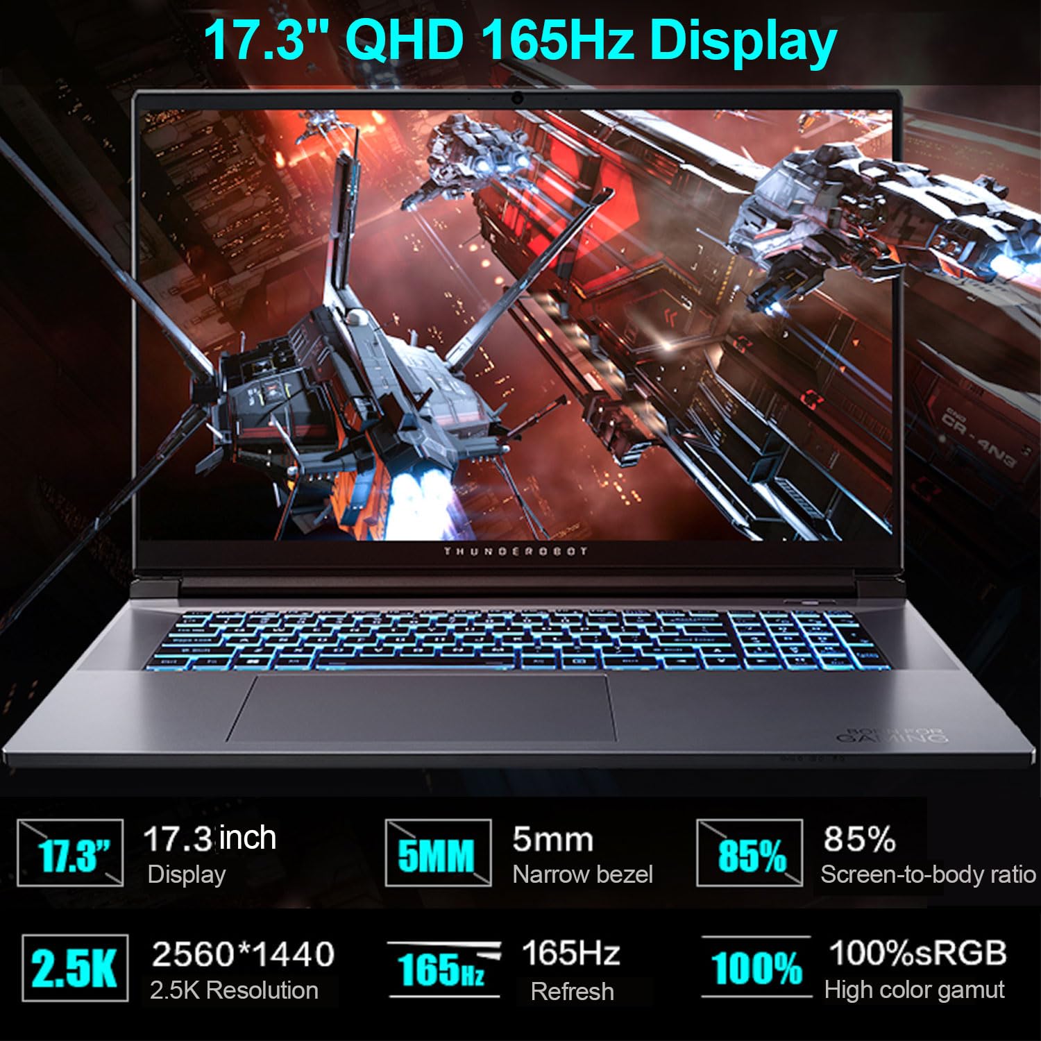 911Plus 2024 Gaming Laptop - 17.3