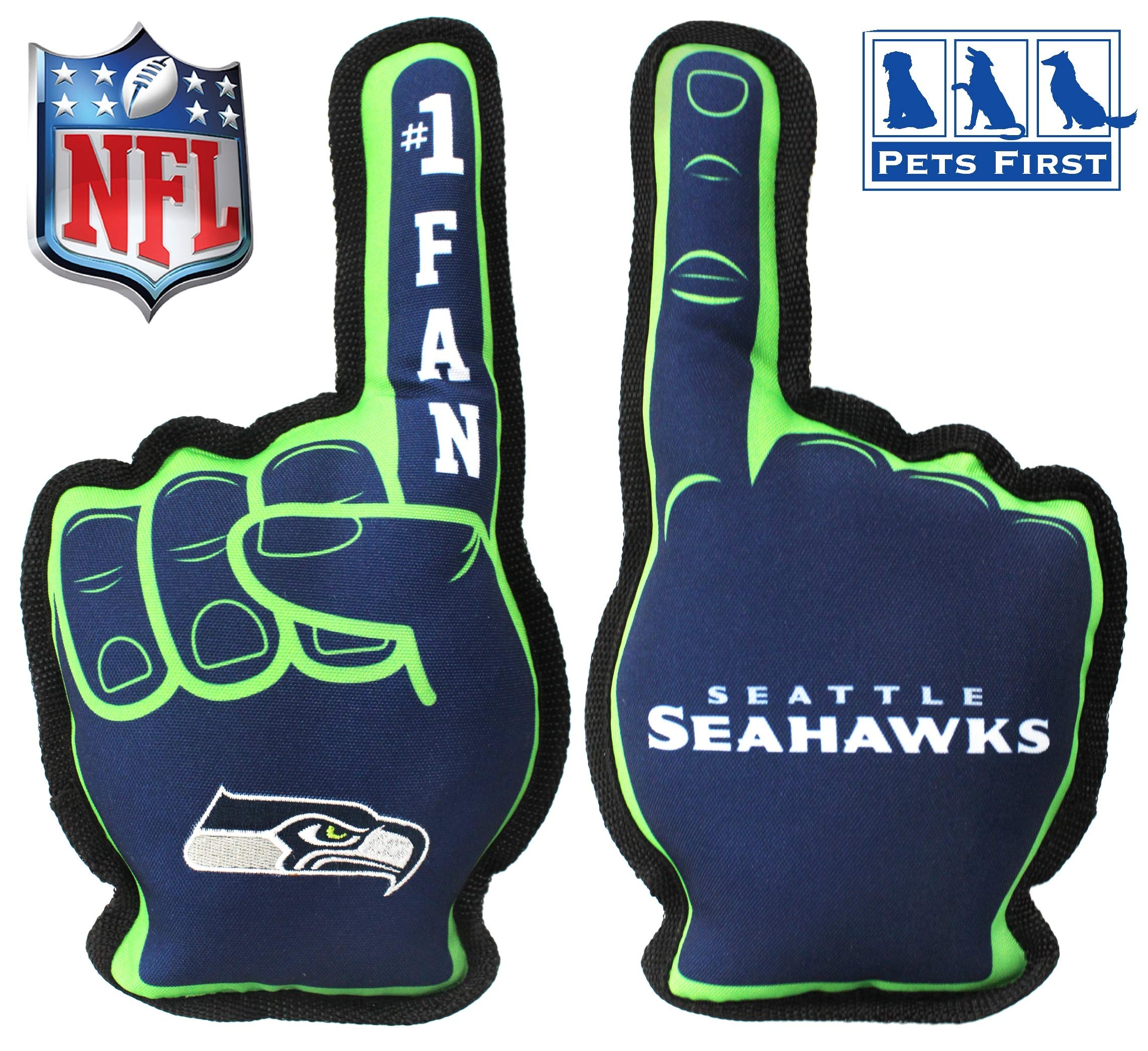 Pets First NFL Unisex Dog Toy - #1 Fan Chew Toy for Dogs, Perfect for Game Day & Playtime