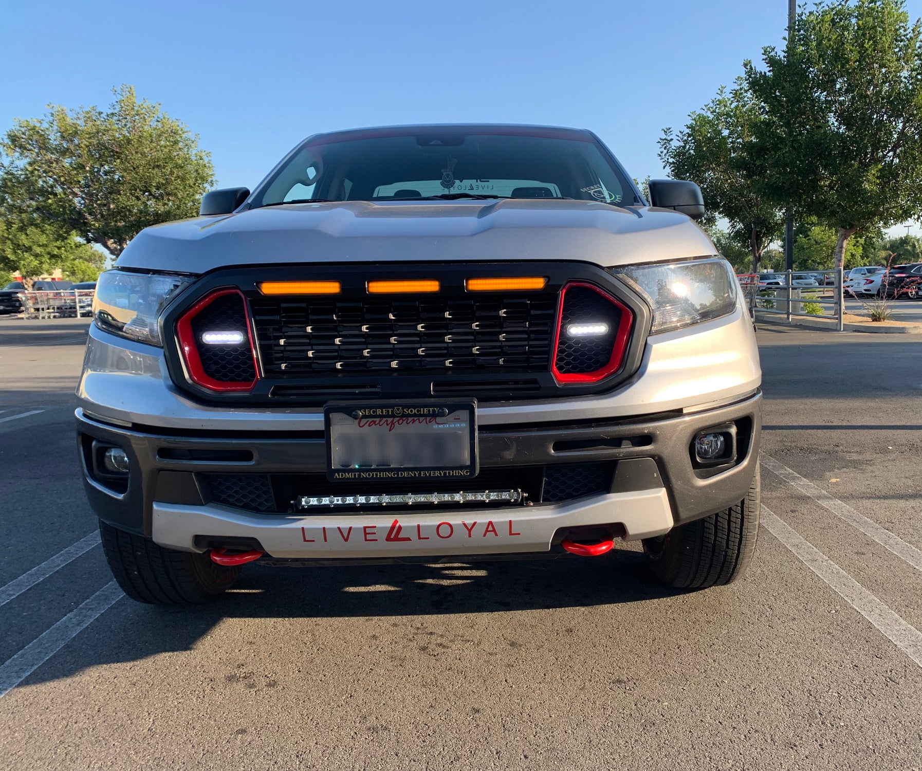 6 LED Flush Mount Daytime Running Lights Kit - DRL for Grille & Bumper Installation | Perfect for Trucks, SUVs & Off-Road Vehicles