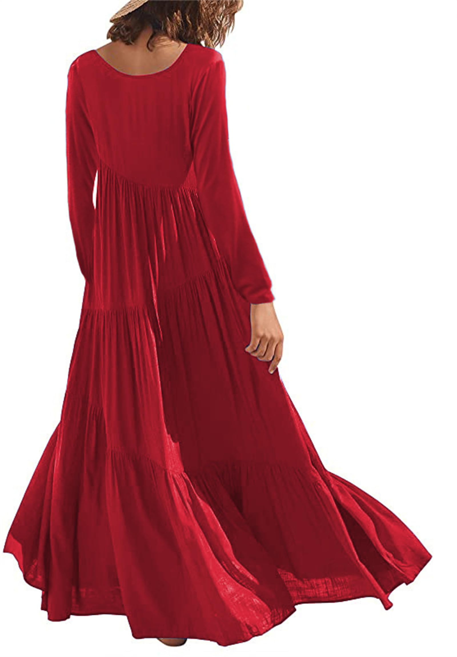2024 Women's Holiday Dresses - Elegant Long Sleeve Chinese Sheer Crewneck Gothic Dress for Christmas, Halloween & Western Parties | Perfect for Festive Celebrations, Date Nights & Special Occasions