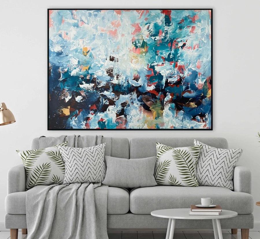 The Beat Of The Ocean - Original Seascape Painting for Coastal Home Decor & Beach House Wall Art