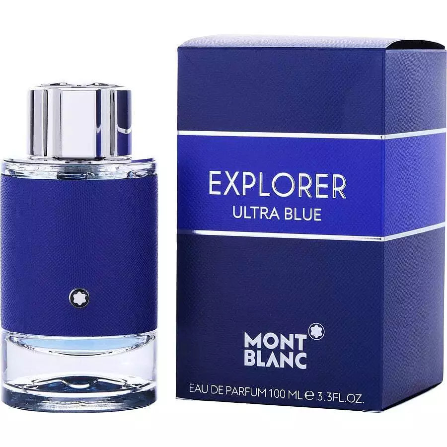 Blanc Explorer Ultra Blue Eau De Parfum for Men - Premium Long-Lasting Cologne with Fresh Aquatic Notes - Perfect for Date Night, Office & Special Occasions