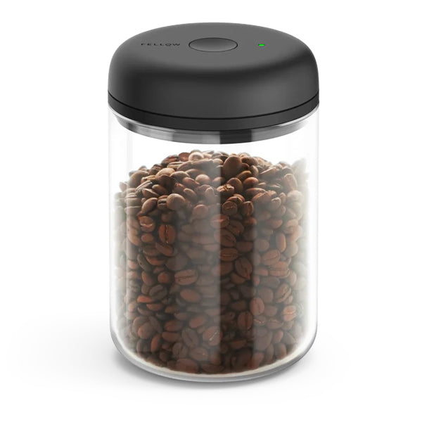 Fellow E Atmos Coffee Vacuum Canister - Airtight Coffee Storage Container for Freshness | Perfect for Home, Office & Travel Use