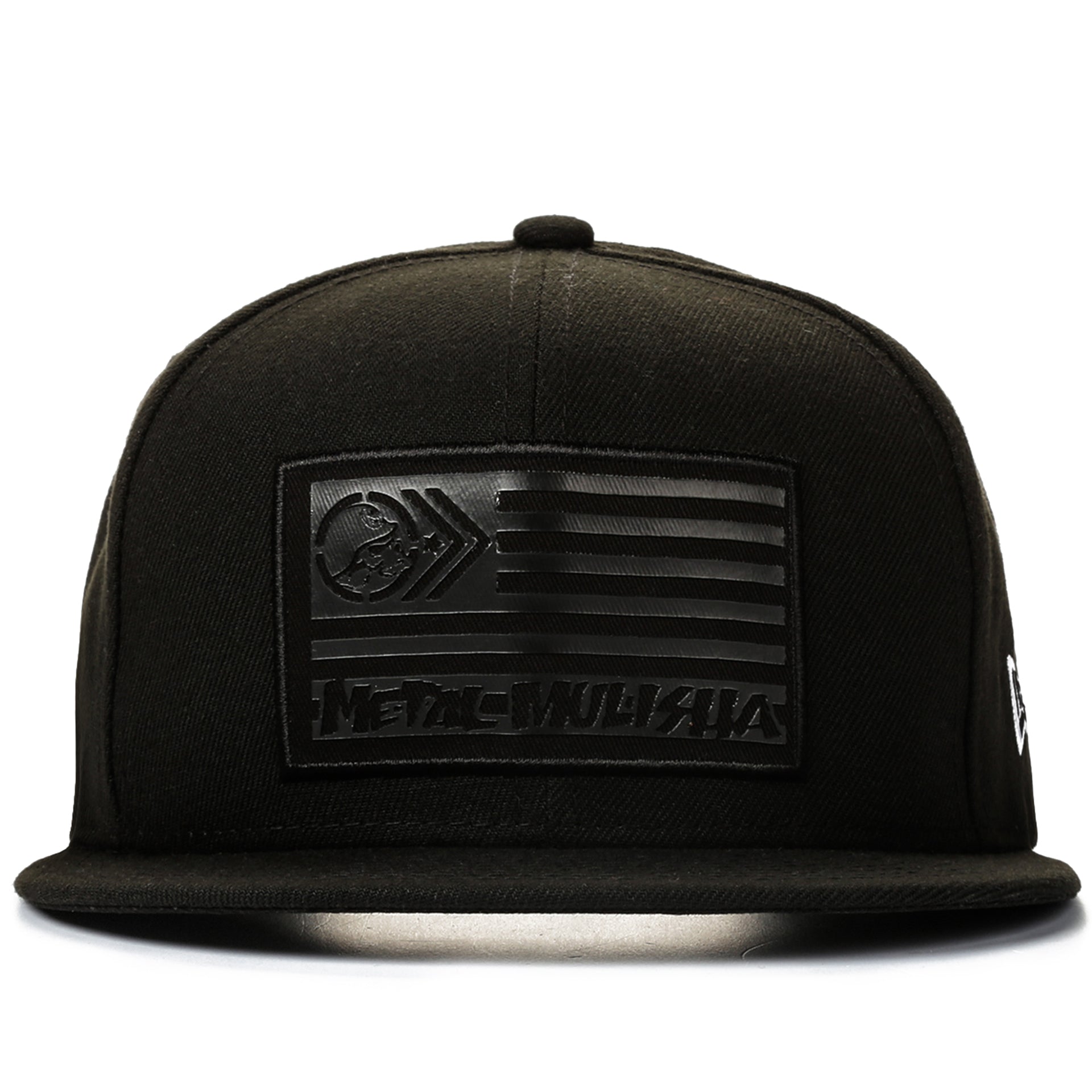 Metal Mulisha American Snapback Hat - Black/Black | Adjustable Baseball Cap for Men & Women | Perfect for Streetwear, Skateboarding & Outdoor Activities